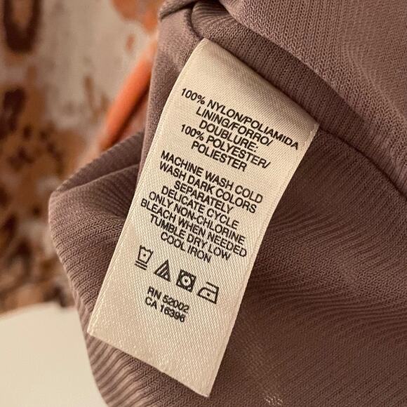 Y2K DKNY Jeans Petites Ruffle Tank Top Large Animal Print Sheer Mesh Bratz 2000s - Picture 5 of 7